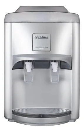 PURIFICADOR AGUA REFRIGERADOA COMPRESSOR LATINA PA355 PRATA -  127V/60HZ