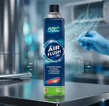 FLUIDO P/LIMPEZA AIR FLUSH 900ML CLEAN -  COLD AR DA TERRA