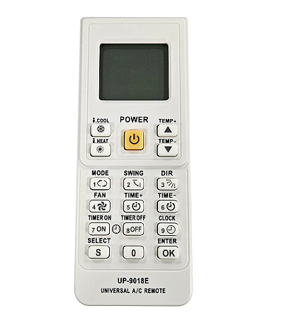 CONTROLE REMOTO UNIVERSAL P/ SPLIT UP-9018E - 1000000114683