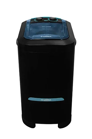LAVADORA SEMI-AUTOMATICA / TANQUINHO LATINA PRETO C/ AZUL - 20.1KG 7 PROG. 127V/60HZ LA571
