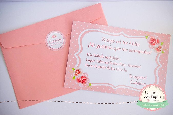 Convite (envelope + adesivo)