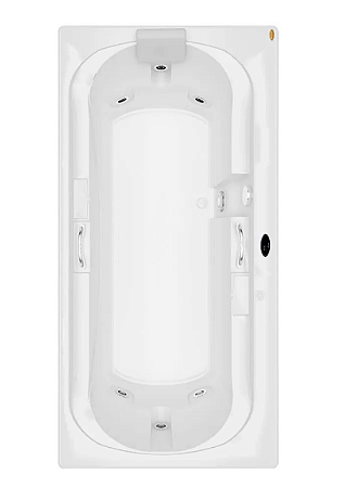 Banheira SPAZIA 90 - Acrílica - 6 Jatos - 180x90x45,5cm - Jacuzzi® C/ Aquecedor