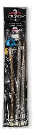 Kit Para Instalação de Aquecedores de Passagem a Gás GN/GLP 1/2" - Komeco