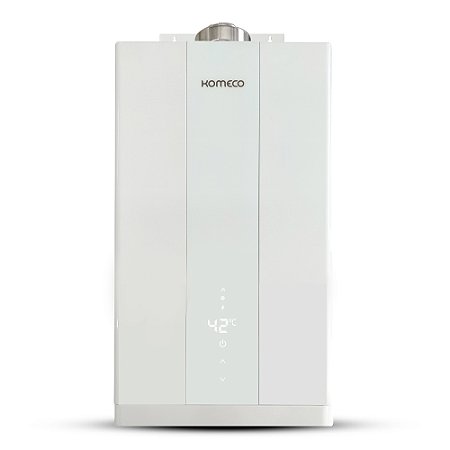 Aquecedor De Água A Gás Komeco Ko 36Wh Home - 36 Litros - Branco Bivolt Digital