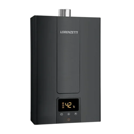 Aquecedor De Água A Gás Lorenzetti 25 Litros LZ 2500DE-BK Preto Bivolt