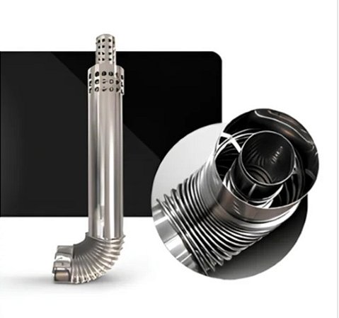 Chaminé Terminal De Duto/fluxo Balanceado - Inox KO 21B