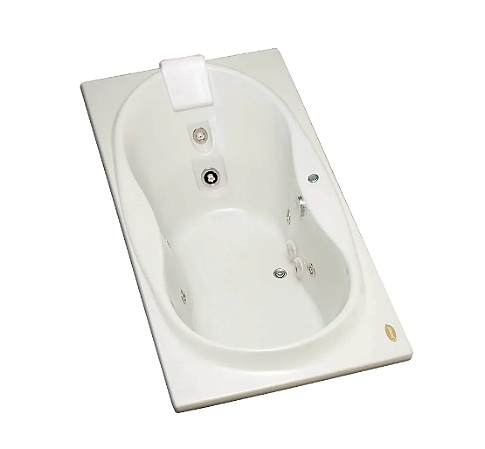 Banheira EURA - Acrílica - 8 Jatos - 150x91x48,5cm - Jacuzzi®