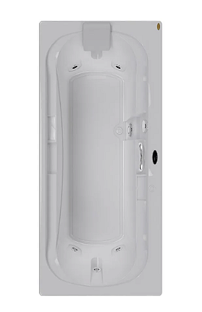 Banheira SPAZIA 75 - Acrílica - 6 Jatos - 170x75x45,5cm - Jacuzzi®