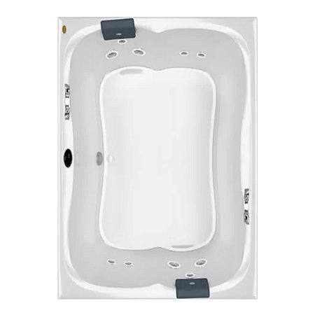 Banheira Espree Box - Acrílica - 10 Jatos - 150x120x53cm - Jacuzzi®