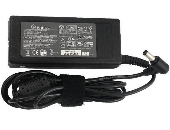 Fonte Bivolt Carregador Notebook Positivo 19V 3.42A