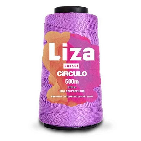 Linha Liza Grossa Circulo 500m Cor Lírio 6402