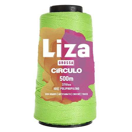 Linha Liza Grossa Circulo 500m Cor Hortelã 5807