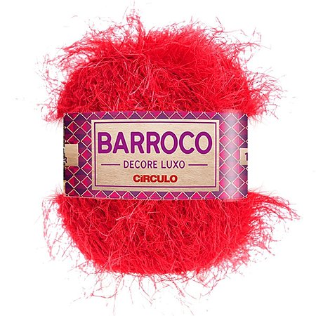 Barbante Barroco Decore Luxo Circulo 280g Cor Vermelho 333