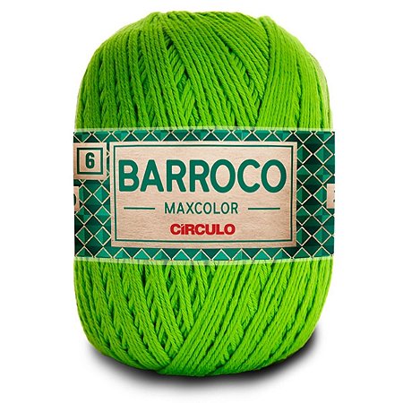 Barbante Barroco Maxcolor 400g Circulo N6 Cor Hortaliças 5239 - Carmenn  Barbantes e Fios