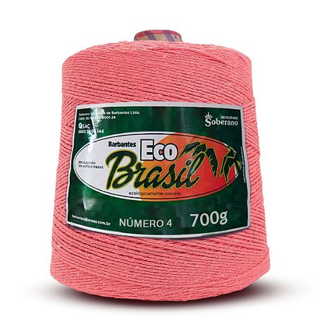 Barbante Eco Brasil Soberano 700g Fio 4 Goiaba