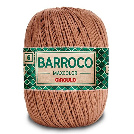 Barbante Barroco Maxcolor 400g Circulo N6 Cor Castor 7603