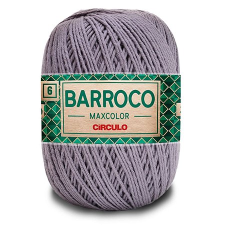 Barbante Barroco Maxcolor 400g Circulo N6 Cor Chumbo 8336