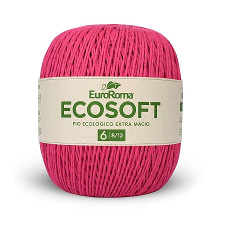 Barbante Ecosoft Euroroma N6 452m - Pink