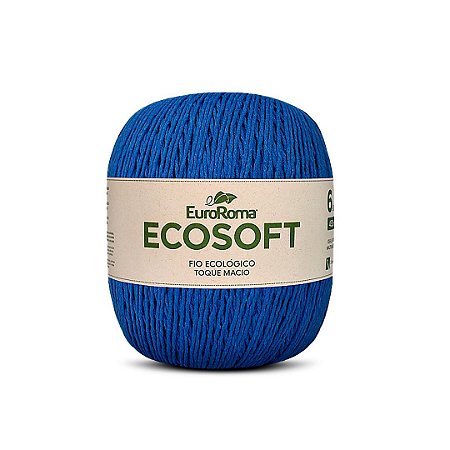 Barbante Ecosoft Euroroma N6 452m - Azul Royal