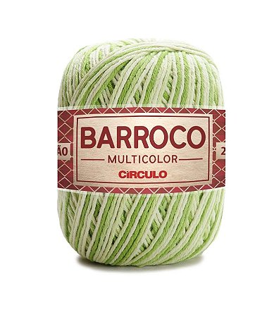 Barbante Barroco Multicolor 200g - Greenery 9384