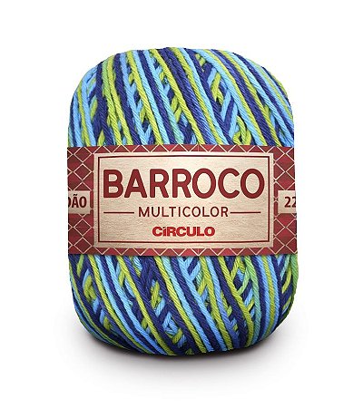 Barbante Barroco Multicolor 200g - Pavão 9894