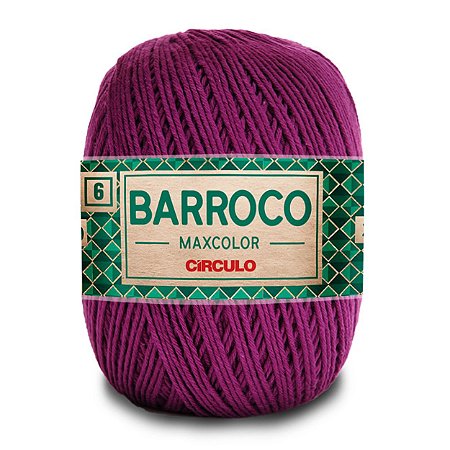 Barbante Barroco Maxcolor 400g Circulo N6 - Uva 6375