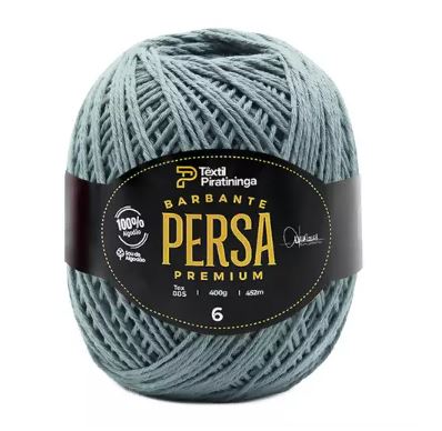 Barbante Persa Premium Têxtil Piratininga 400g N6 - Cinza