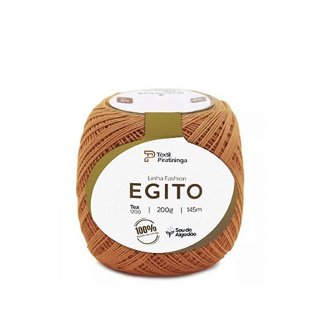 Linha Fashion Egito Têxtil Piratininga 8/12 200g 205m - Laranja