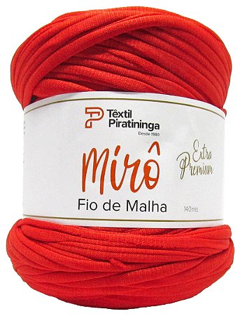 Fio de Malha Mirô Premium Têxtil Piratininga 270g - Vermelho