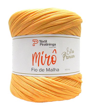 Fio de Malha Mirô Premium Têxtil Piratininga 270g - Amarelo Canário