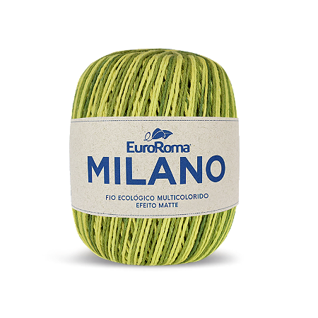 Barbante Milano Multicolor Euroroma 200g - Verde Oliva