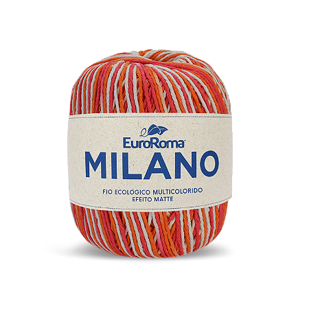 Barbante Milano Multicolor Euroroma 200g - Salmão