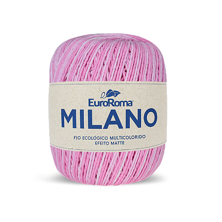 Barbante Milano Multicolor Euroroma 200g - Rosa