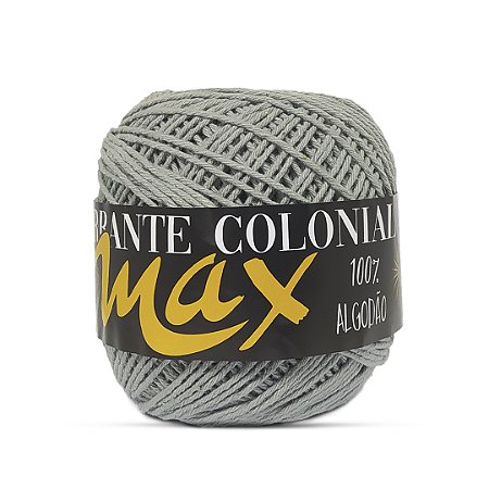 Barbante Max Colonial 100% Algodão 200g - Cinza Claro