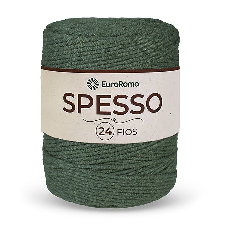 Barbante Euroroma Spesso 24 Fios 1kg - Verde Musgo