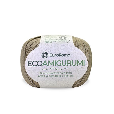 Linha Ecoamigurumi Euroroma 254m - Bege