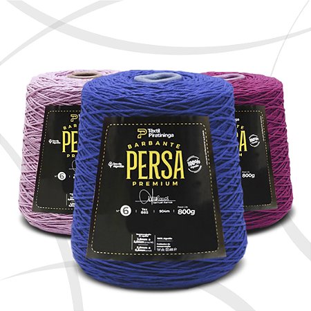 Barbante Persa Premium Têxtil Piratininga 800g N6 - Escolha as Cores
