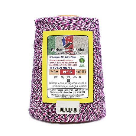 Barbante Colonial Mesclado 700g Número 6 - Cor 56