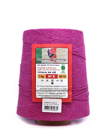 Barbante 1Kg Número 8 - Violeta