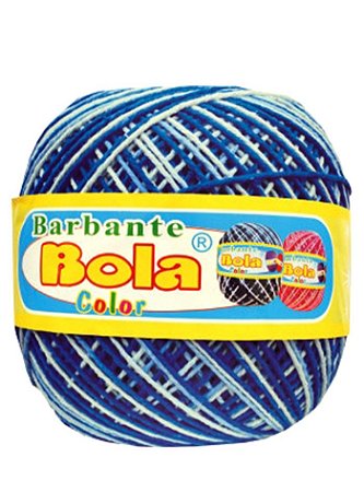 Barbante 200m Bola Color Royal/Azul Bebê