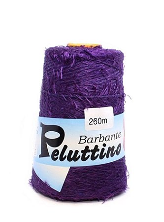 Barbante Felpudo Peluttino Numero 6 - Roxo