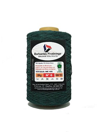 Barbante 2Kg Número 6 - Verde Militar