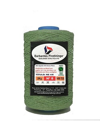 Barbante 2Kg Número 8 - Verde Abacate