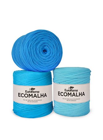 Fio de Malha EcoMalha 140m Tons de Azul Claro