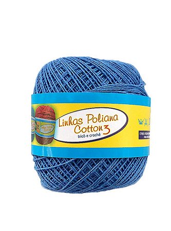 Linha Poliana Cotton 350m - Azul Índigo