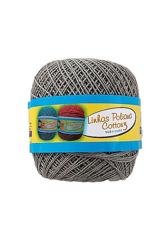 Linha Poliana Cotton 350m - Cinza Claro