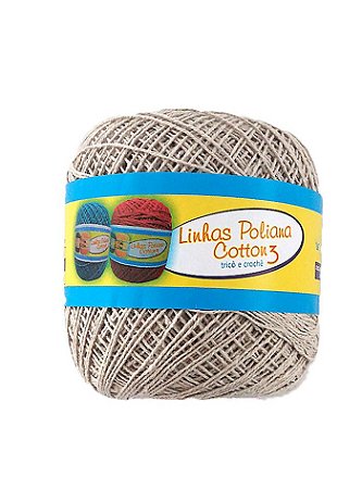 Linha Poliana Cotton 350m - Bege