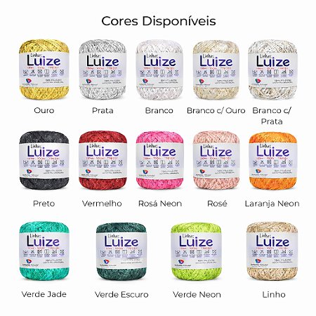 Linha Luize Polipropileno 130m - Escolha as Cores