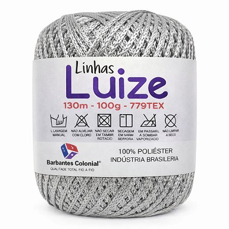 Linha Luize Polipropileno 130m - Prata