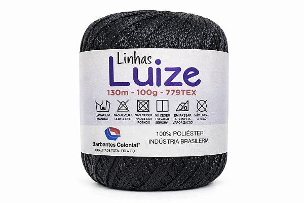 Linha Luize Polipropileno 130m - Preto